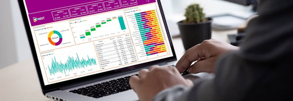 laptop showing analytics