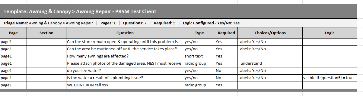 Triage Export 5.7.26
